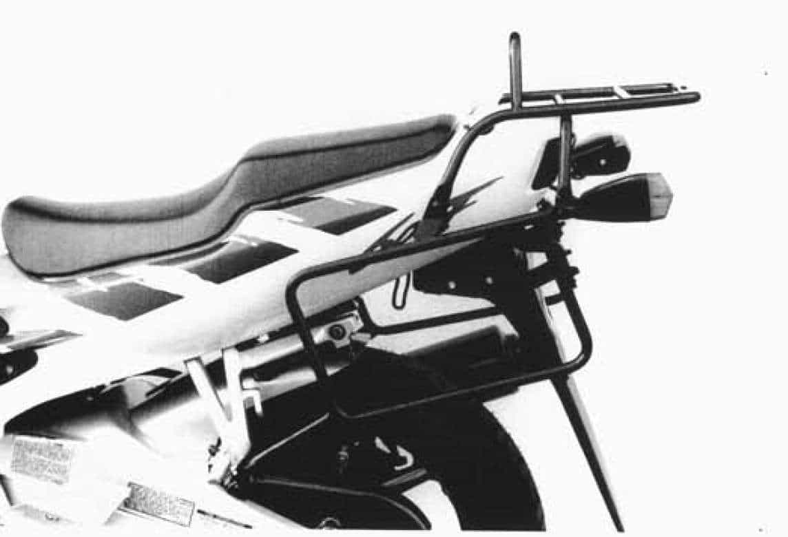 Komplettträgerset (Seitenkofferträger und Rohrgepäckbrücke Topcaseträger) schwarz für Honda CBR 600 F (1993-1996)