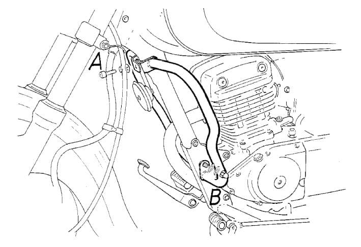 Motorschutzbügel chrom für Suzuki GZ 125 Marauder (1998-2004)