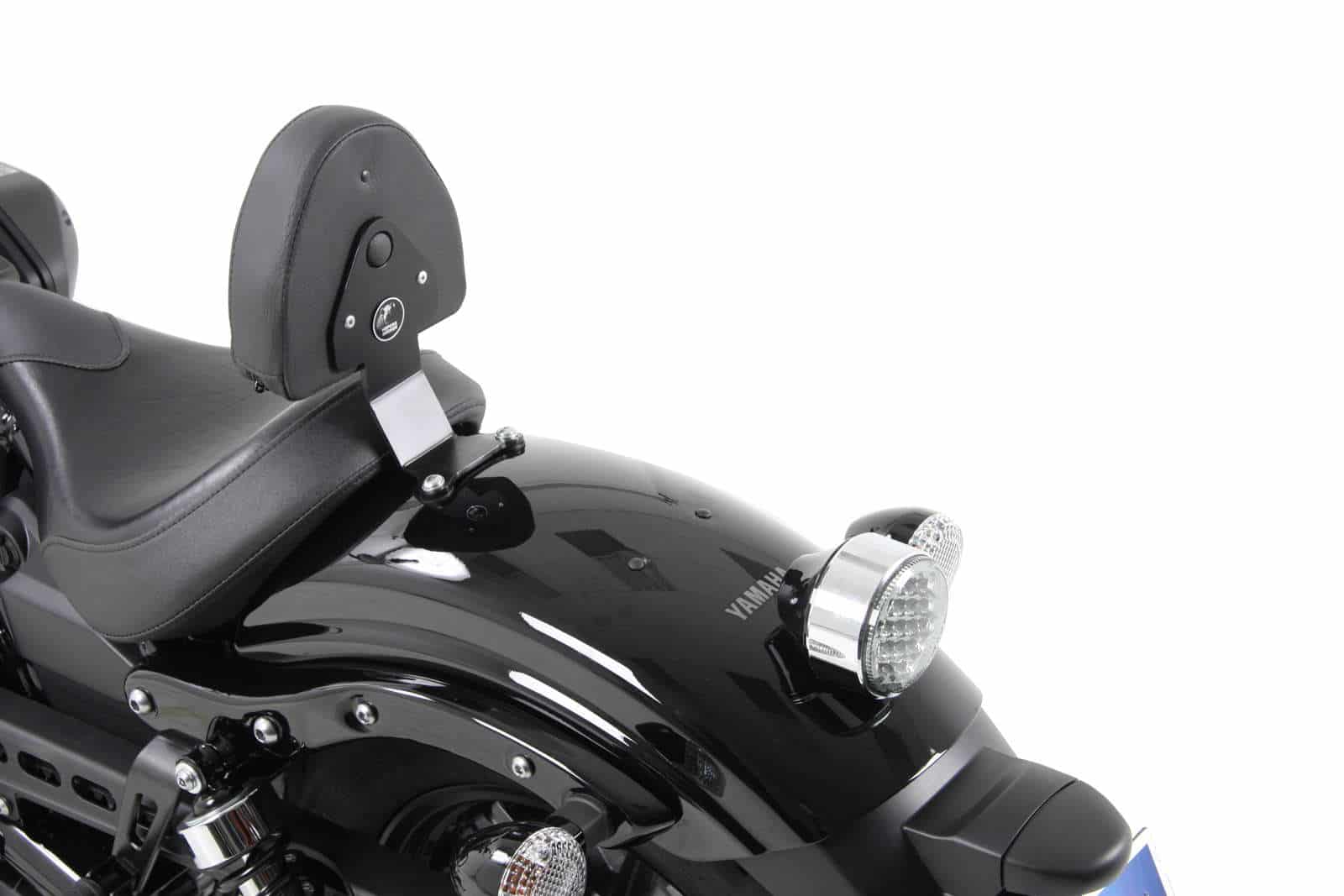 Fahrer-Rückenlehne mit Polster für Kombination mit Solorack 6004539 schwarz für Yamaha XV 950/R (2013-2020)