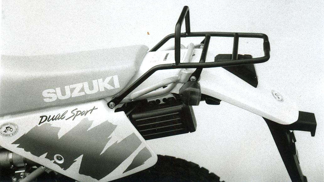 Topcase carrier tube-type black for Suzuki DR 350 S/SH (1990-)