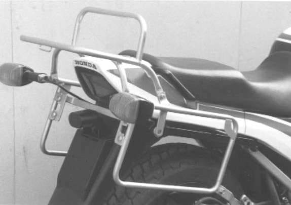 Komplettträgerset (Seitenkofferträger und Rohrgepäckbrücke Topcaseträger) schwarz für Honda VF 1000 F (1984)